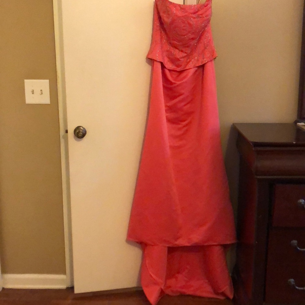 Tiffany Design formal dress, long with train, 10